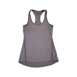 Athleta Women's Gray Chi Racerback‎ Workout Tank Top Small